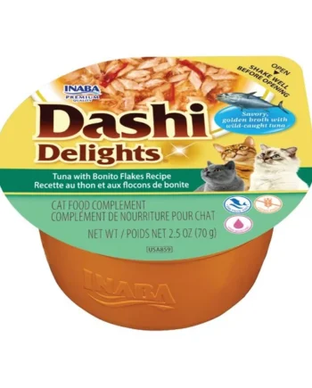Dashi Delights Atún con Copos de Bonito para Gatos | Comida húmeda natural