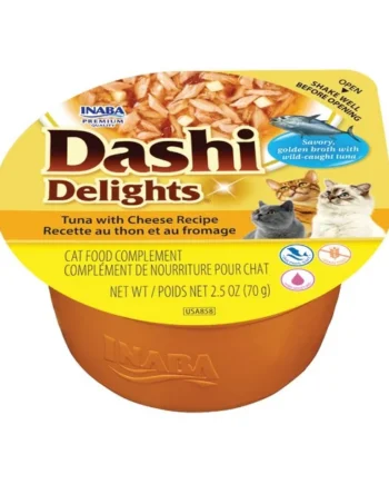 Dashi Delights Atún con Queso para Gatos | Comida húmeda natural