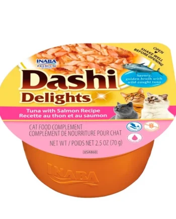 Dashi Delights Atún con Salmón para Gatos | Comida húmeda natural