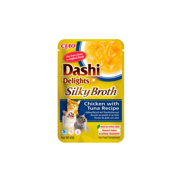 Dashi Silky Broth Pollo y Atún Caldo Gatos
