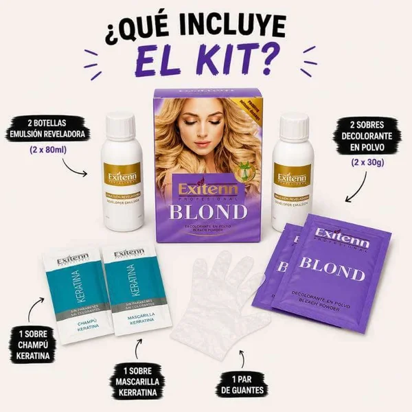 Decolorante en Polvo Exitenn Profesional