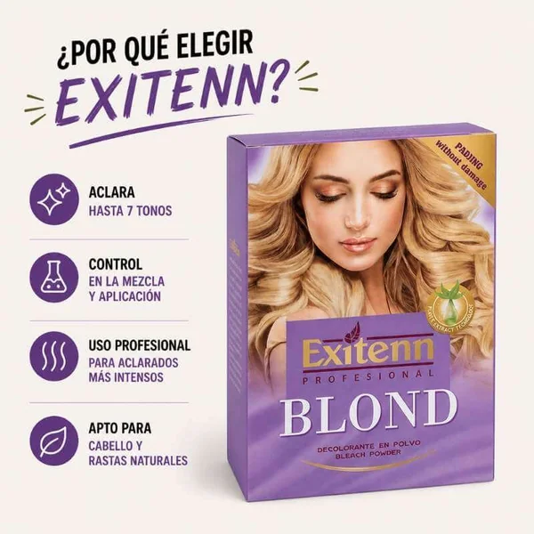 Decolorante en Polvo Exitenn Profesional