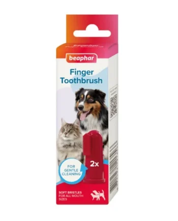 Dedal dental para perros y gatos (2 unidades) – Limpieza fácil y segura