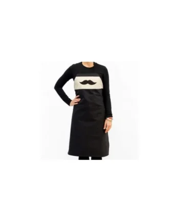Delantal adulto unisex 100% algodón Hipster Bigote OFERTA