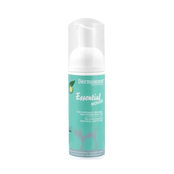 Dermoscent Essential MOUSSE gatos limpiador sin aclarado 150 ml