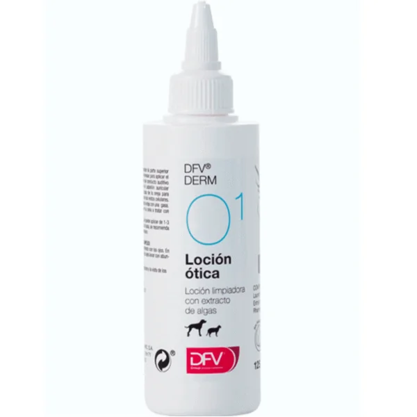 DFV Derm Loción ótica O1 perros gatos 125 ml