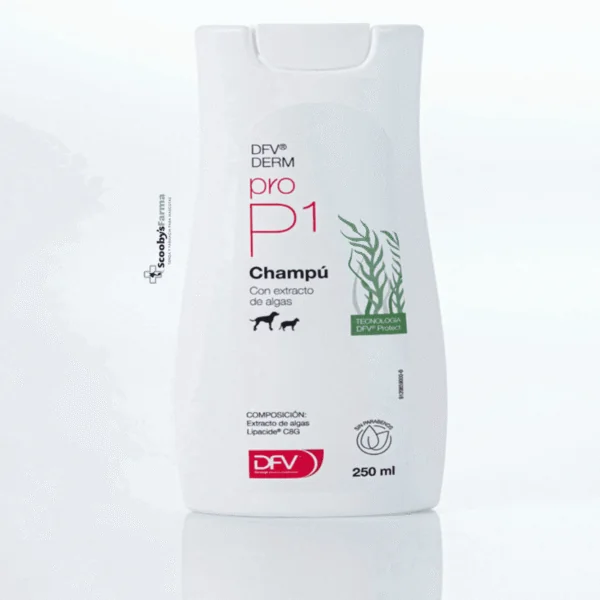 DFV DERM PrO P1 champú hidratante perros gatos 250 ml