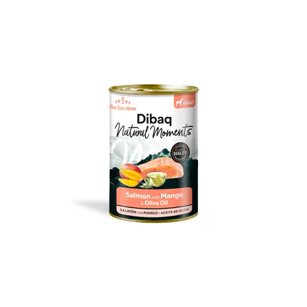 Dibaq Natural Moments Adult Salmón con Mango Latas Perros