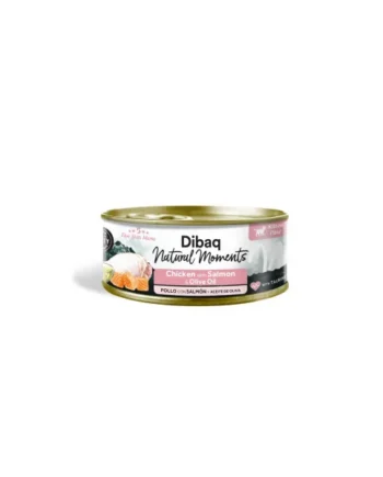 Dibaq Natural Moments Kitten Pollo con Salmón Latas