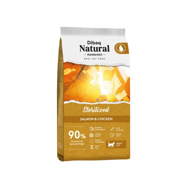 Dibaq Natural Moments Sterilized Salmón y Pollo