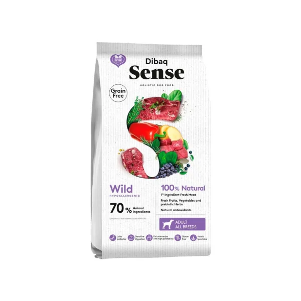 Dibaq Sense Adult GF Salvaje Ciervo y Jabalí