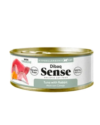 Dibaq Sense - Atún y Conejo con Calabaza 70g