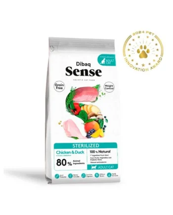 Dibaq Sense Cat Grain Free Pollo y Pato para Gato Esterilizado