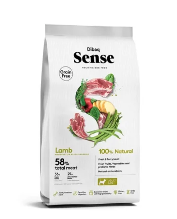 Dibaq Sense Grain Free Cordero Mini — Pienso Holístico Monoproteico para Perros Pequeños