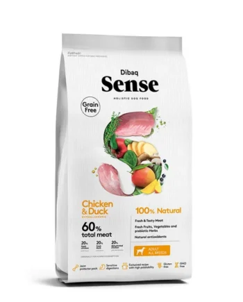 Dibaq Sense Grain Free Pollo y Pato — Pienso Holístico para Perros Adultos