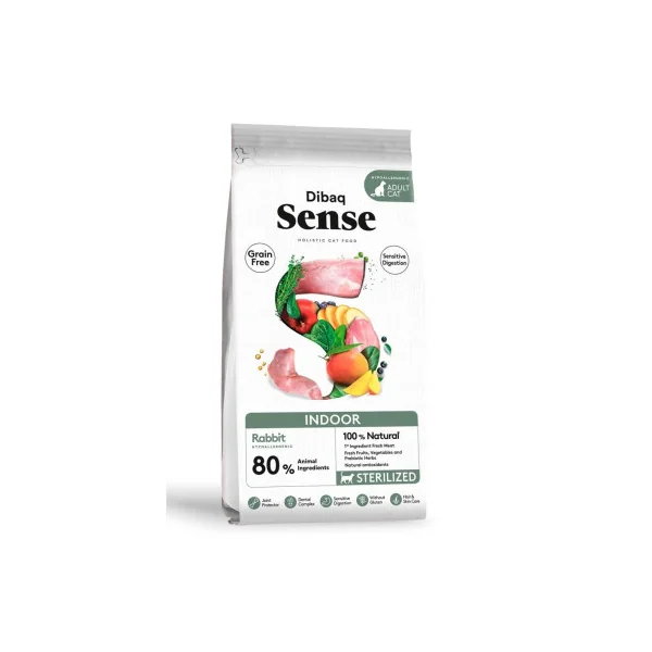 Dibaq Sense Indoor Cat Grain Free Conejo