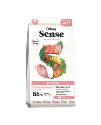 Dibaq Sense Kitten Pavo y Salmón Gato