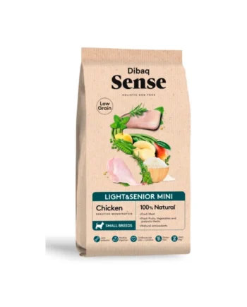 Dibaq Sense Mini Light & Senior Low Grain Pollo