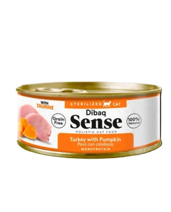 Dibaq Sense - Pavo con Calabaza (Esterilizado) 70g