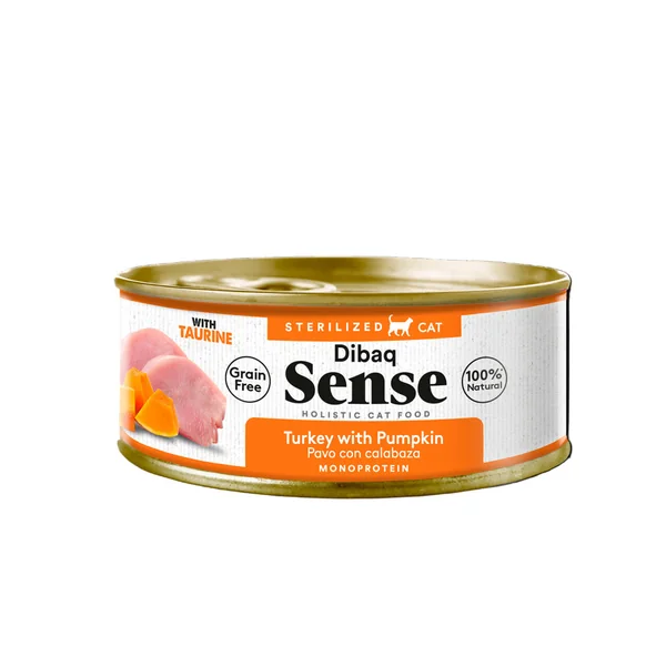 Dibaq Sense - Pavo con Calabaza (Esterilizado) 70g
