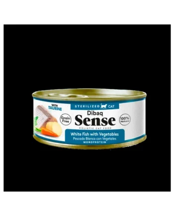 Dibaq Sense - Pescado blanco con vegetales (Esterilizado) 70g