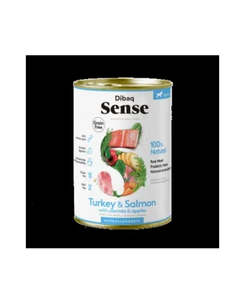 Dibaq Sense - Salmón y Pavo (Cachorros) 380g