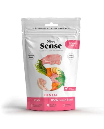 Dibaq Sense Snack Dental Cerdo – Premio Funcional Natural para Perros