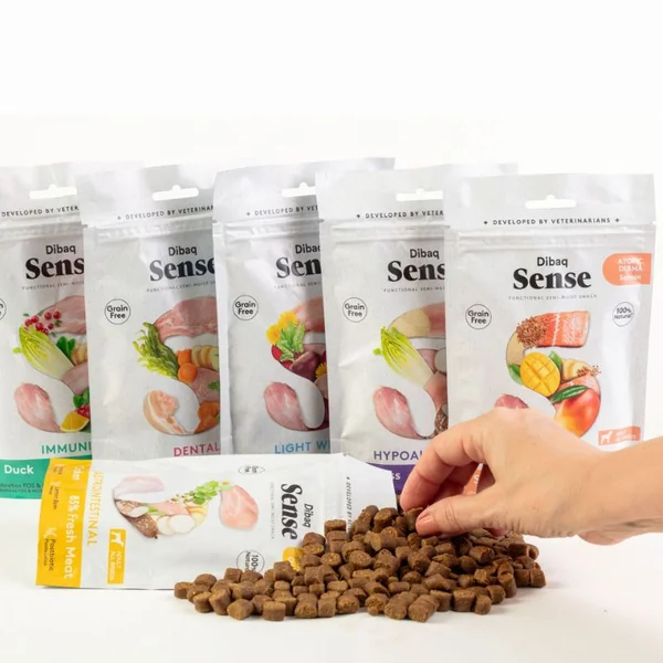 Dibaq Sense Snack Dental Cerdo – Premio Funcional Natural para Perros