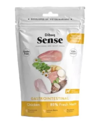 Dibaq Sense Snack Gastrointestinal — Snack Holístico Pollo Digestión Sensible para Perros
