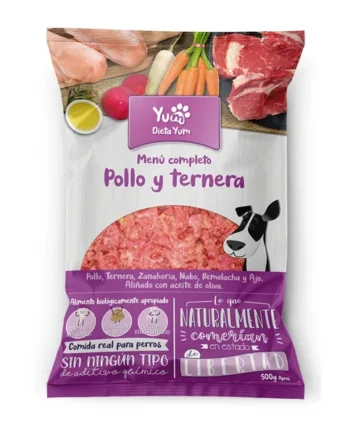 Dieta Yum Menú de Pollo y Ternera