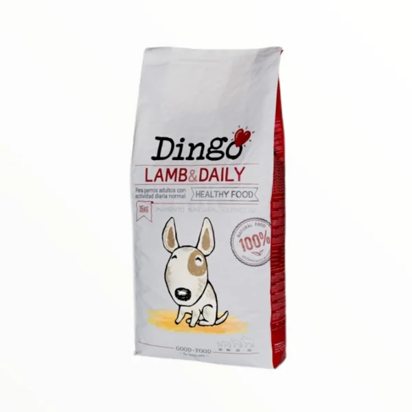 Dingo Lamb & Rice para Perros Adultos Sensibles — Pienso Natural con Cordero y Arroz