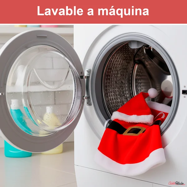 Disfraz Santa Claus Para Perro Rojo-Blanco