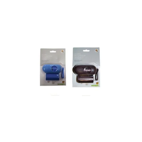 Dispensador de bolsas perro 2 rollos con 15 u cada uno
