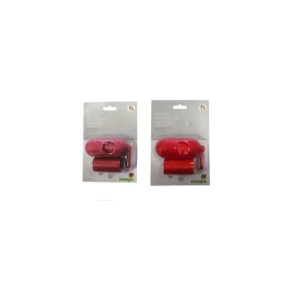 Dispensador de bolsas perro 2 rollos con 15 u cada uno