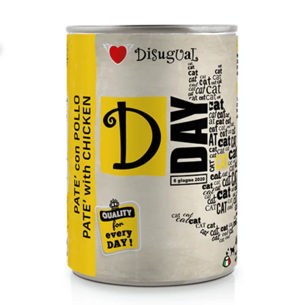 Disugual D-DAY cat POLLO 6x400 g
