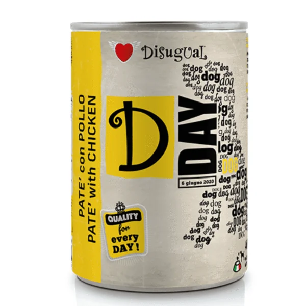 Disugual D-DAY dog POLLO 6x400 g