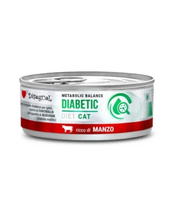 Disugual Diet Cat Diabetic Ternera Lata para Gatos