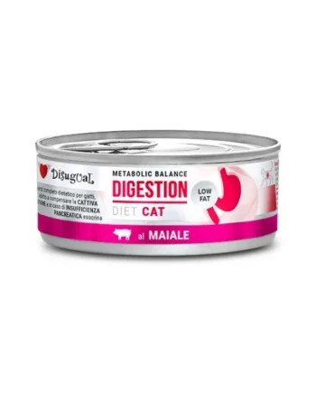 Disugual Diet Cat Digestion Cerdo Lata para Gatos