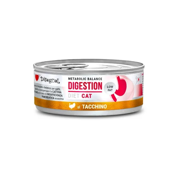 Disugual Diet Cat Digestion Pavo Lata para Gatos