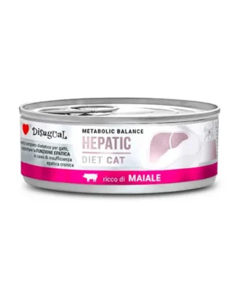 Disugual Diet Cat Hepatic de Cerdo Lata Gatos