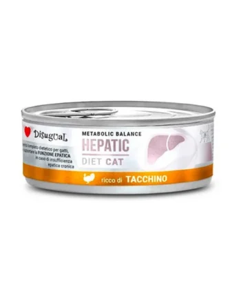 Disugual Diet Cat Hepatic de Pavo Lata Gatos