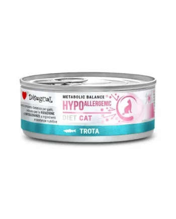 Disugual Diet Cat Hypoallergenic Trucha Lata para Gatos