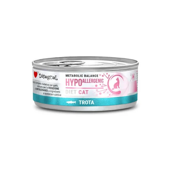 Disugual Diet Cat Hypoallergenic Trucha Lata para Gatos