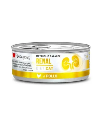 Disugual Diet Cat Renal Pollo Lata para Gatos