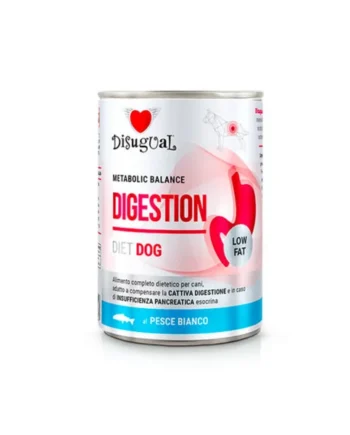 Disugual Diet Digestion Pescado Blanco Lata Perros