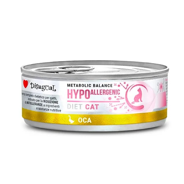 Disugual Diet Hypoallergenic de Ganso Lata para Gatos