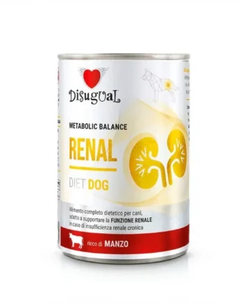Disugual Diet Renal de Ternera Lata para Perros