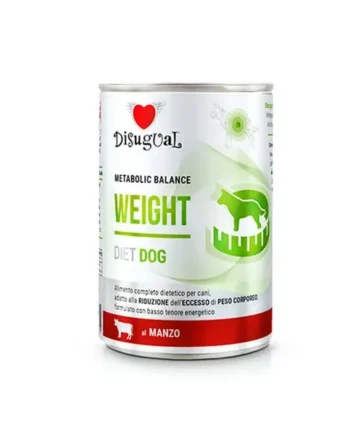 Disugual Diet Weight Ternera Lata para Perros