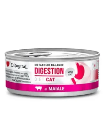 Disugual Digestión cat CERDO low fat 12x85 g