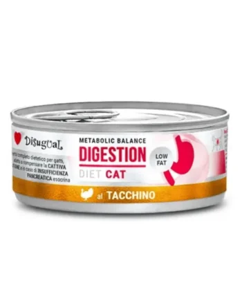 Disugual Digestión cat PAVO low fat 12x85 g